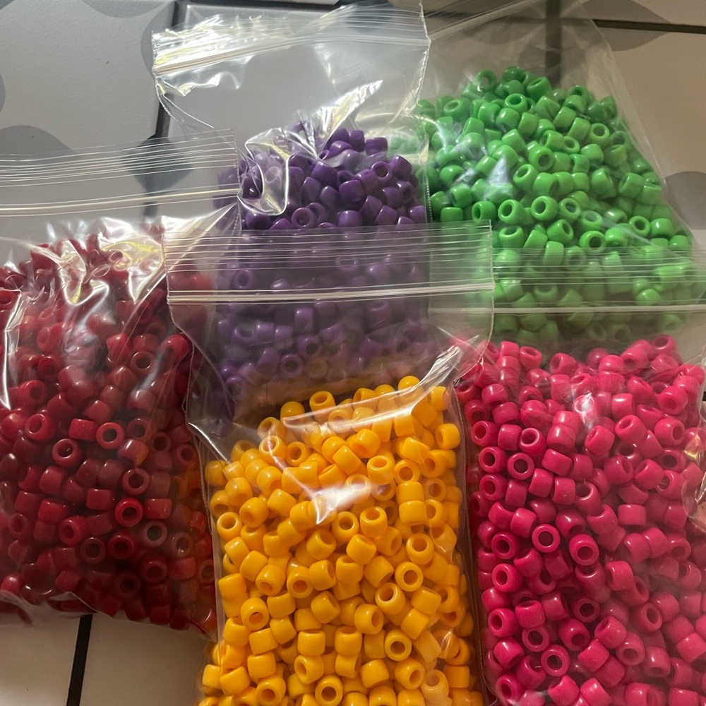 Multicolor Craft Beads Set (1 pound & 6oz)
